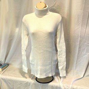 Chico’s White Turtleneck Pullovers